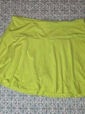 Neon Lime Women's Skort
